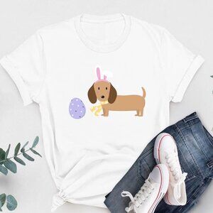 Cute Easter Dog Shirt, Spring Tee, Easter Gift For Dog Lover